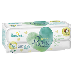 Детские влажные салфетки Pampers Pure Coconut 84 шт.