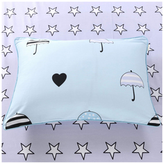 Комплект детского постельного белья Sofi dе Marko Летний дождик Дет-376 голубой