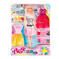 Набор кукла Ася Яркий в моде, 28 см вариант 2 Toys Lab