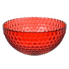 Салатник NinaGlass Роса рубин 20 см