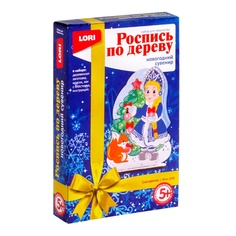 Роспись по дереву Новогодний сувенир. Снегурочка Lori