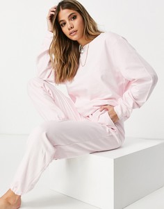 Розовые oversized-джоггеры для дома "Выбирай и комбинируй" ASOS DESIGN-Розовый цвет