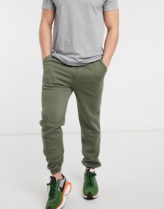 Зеленые джоггеры с манжетами Jack & Jones Core-Зеленый цвет