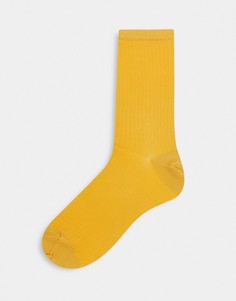 Желтые носки Monki-Желтый