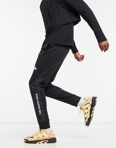 Черные джоггеры с логотипом и манжетами The North Face Train N-Черный