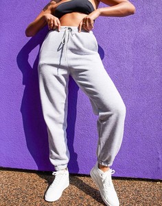Серые меланжевые oversized-джоггеры ASOS DESIGN-Серый
