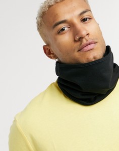 Черный шарф-снуд из флиса ASOS DESIGN-Многоцветный