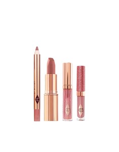 Набор средств для макияжа губ Charlotte Tilbury Pillow Talk Lip Secrets (общая стоимость – £52)-Розовый