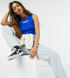 Голубая укороченная майка Santa Cruz эксклюзивно для ASOS-Голубой