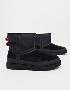 Черные непромокаемые ботинки мини в классическом стиле UGG-Черный цвет