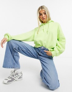 Бледно-желтый oversized-худи adidas Originals Cosy Comfort