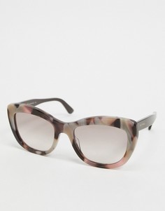 Круглые солнцезащитные очки в черепаховой оправе Etro-Коричневый цвет