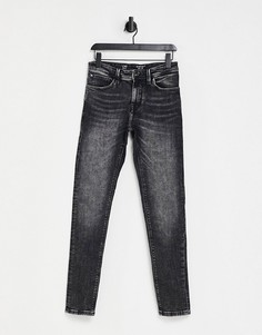 Серые выбеленные джинсы скинни Celio-Серый