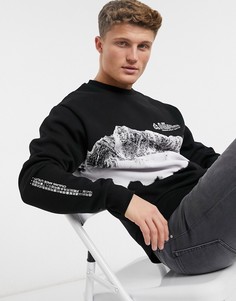 Черный свитшот River Island