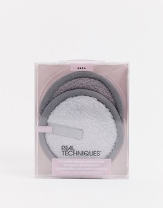Набор из двух дисков для снятия макияжа Real Techniques Skin Erase The Day-Бесцветный