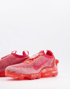 Красные кроссовки Nike Air Vapormax 2020 Flyknit-Красный