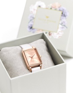 Розово-золотистые/розовые часы с кожаным ремешком Olivia Burton London Edition-Розовый цвет