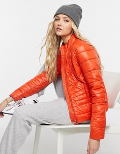 Красная дутая куртка Vero Moda-Розовый цвет