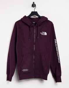 Худи коричневого цвета на молнии The North Face Brand Proud-Коричневый
