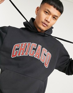 Худи черного цвета Nike Basketball Jordan Chicago Bulls NBA-Черный