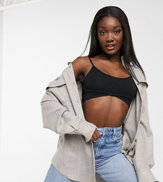 Фактурная куртка-рубашка ASOS DESIGN Tall-Коричневый цвет