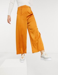 Широкие брюки темно-оранжевого цвета Native Youth-Оранжевый цвет