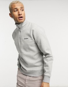 Серый свитшот с короткой молнией 1/4 Dickies Waggaman