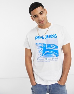 Футболка Pepe Jeans Sheldon-Белый