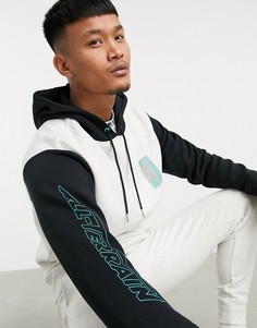Худи серого цвета с рукавами реглан New Balance Terrain-Серый