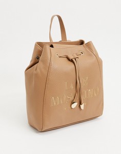 Рюкзак бежевого цвета Love Moschino Essential-Бежевый
