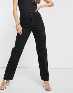 Черные джинсы свободного кроя в стиле 90-х с высокой посадкой Miss Sixty-Черный