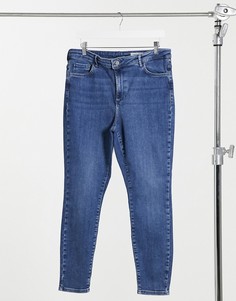 Голубые облегающие джинсы Vero Moda-Синий