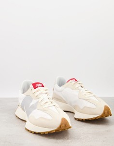 Кроссовки песочного цвета New Balance 327-Бежевый