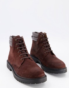 Походные ботинки воскового коричневого цвета H by Hudson-Коричневый цвет