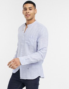 Рубашка с длинными рукавами из ткани шамбре Pepe Jeans Alex-Голубой