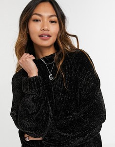 Черный свитшот Monki-Черный цвет