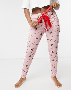 Брюки от пижамного комплекта персикового цвета Outrageous Fortune-Оранжевый цвет