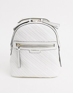 Кремовый рюкзак с фактурой плетения Fiorelli Anouk