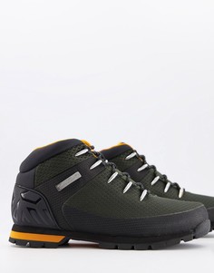 Зеленые водонепроницаемые походные ботинки Timberland Euro Sprint-Зеленый цвет