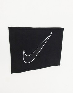 Черный флисовый шарф-труба 2.0 Nike-Черный цвет