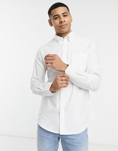 Оксфордская рубашка с длинными рукавами Ben Sherman-Белый