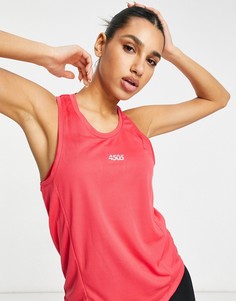 Удлиненная майка с логотипом ASOS 4505-Оранжевый цвет