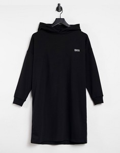 Спортивный худи в стиле oversized от комплекта Night Addict-Черный цвет