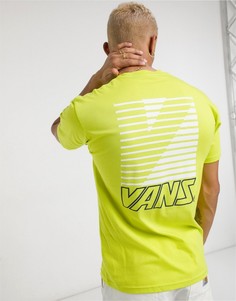 Спортивная футболка в винтажном стиле Vans-Желтый