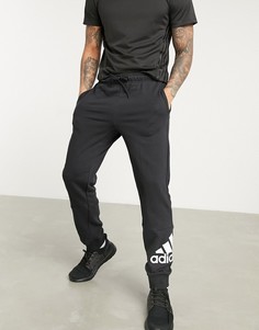Черные джоггеры с логотипом adidas BOS-Черный цвет