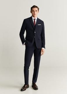 Хлопковая рубашка Tailored slim fit - Masnou Mango