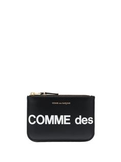 Comme Des Garçons Wallet клатч на молнии с логотипом