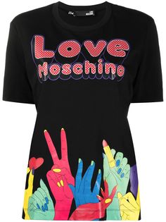 Love Moschino футболка с логотипом