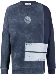 Stone Island футболка Dust One с длинными рукавами