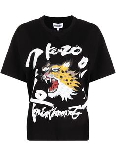 Kenzo футболка с логотипом из коллаборации с Kansaiyamamoto